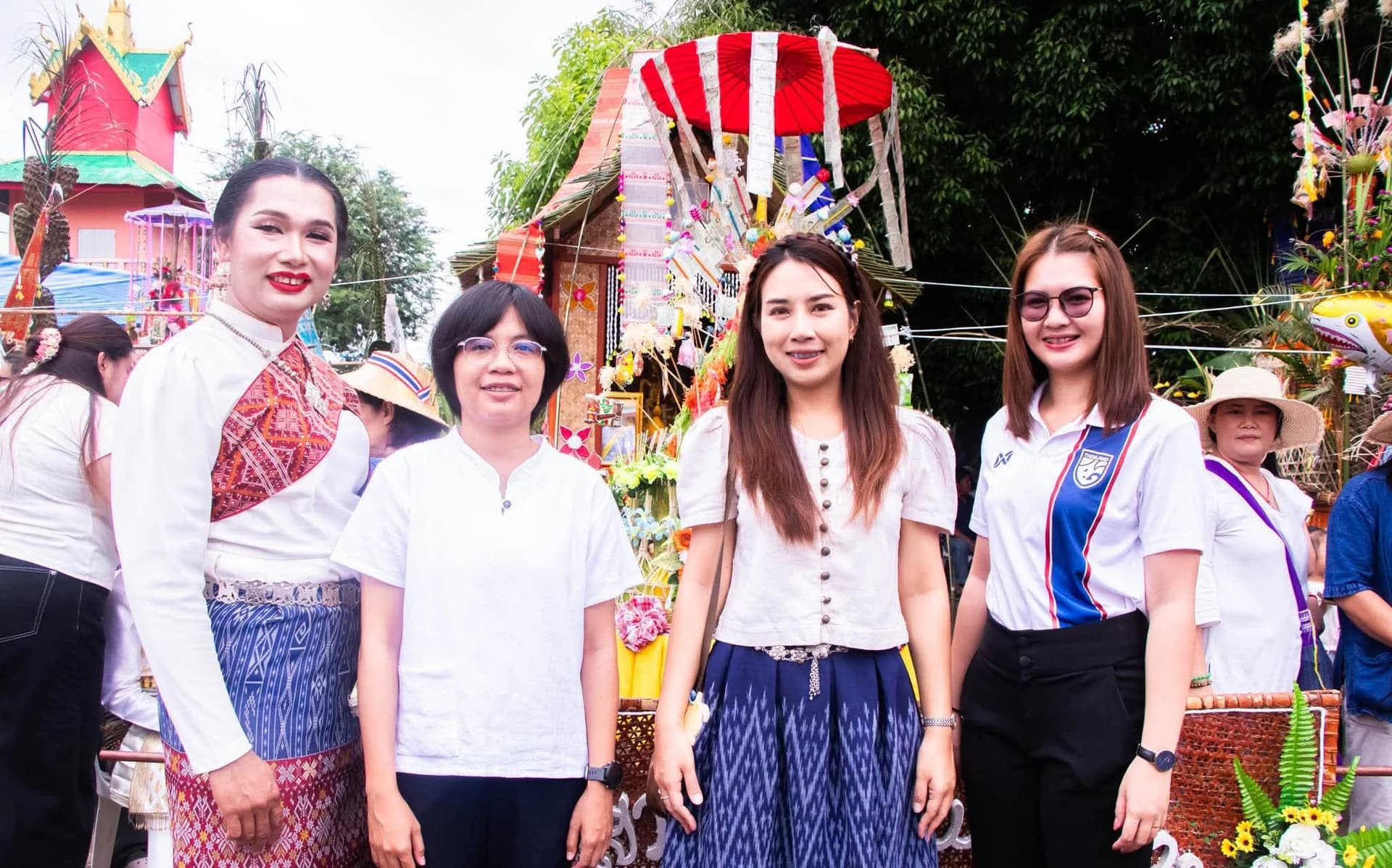 เปิดงานประเพณีตานก๋วยสลาก ตำบลท่าขุนราม ประจำปี 2569